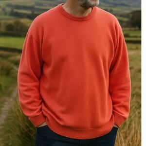 McGeorge of Dumfries 100% Cotton Made in Scottland Men's Size 112cm/44" Coral